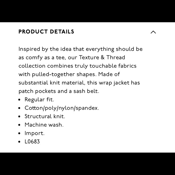 Texture & Thread Wrap Jacket - Picture 8 of 8